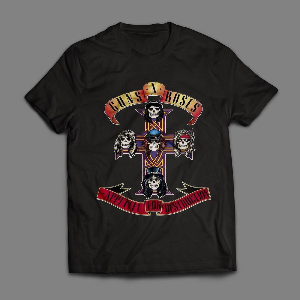 Guns N Roses Appetite For Destruction Album Cover Fan T-Shirt